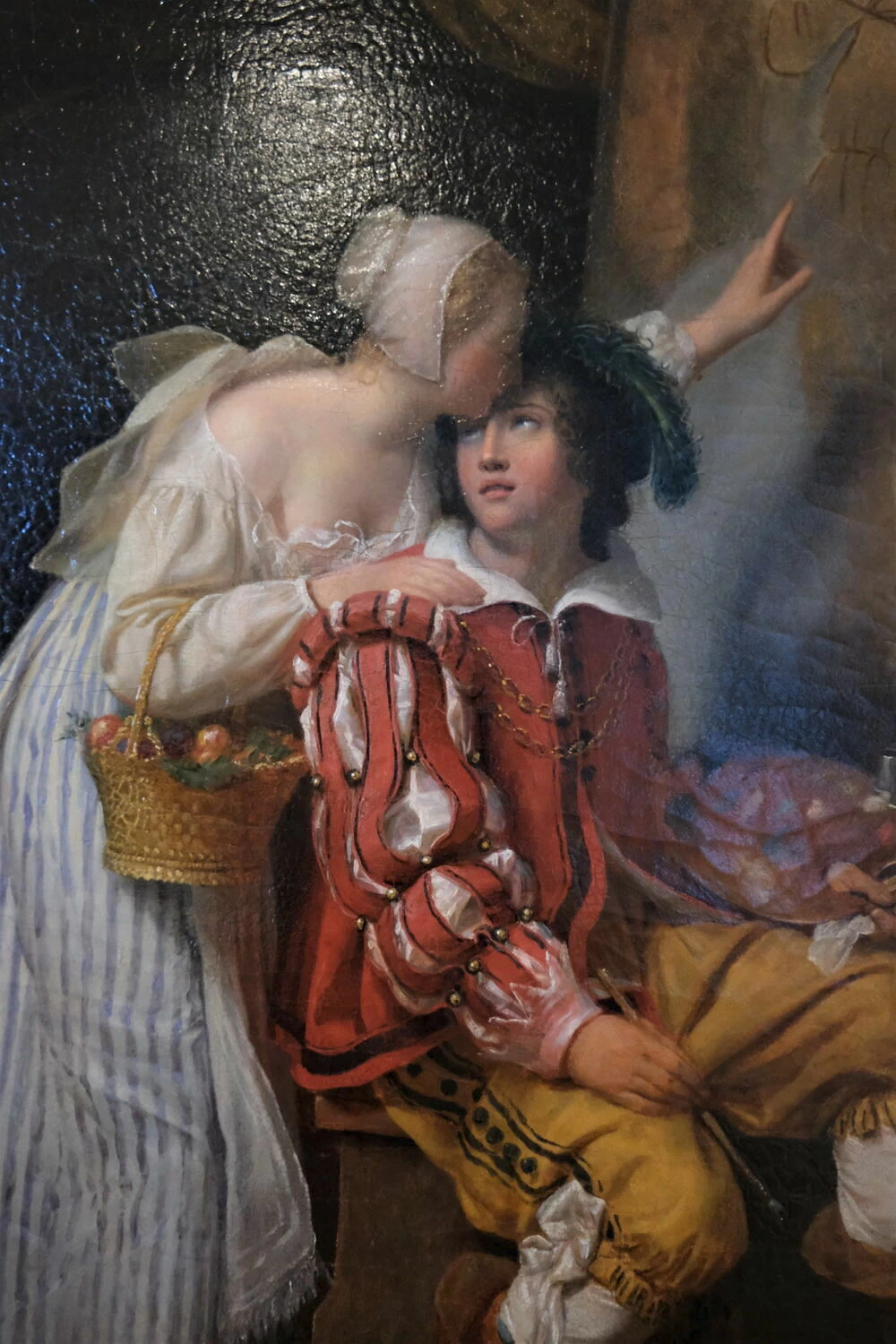 Pittura. Louis Ducis - Pittura. Van Dyck dipinge il suo primo quadro, Musée des Beaux, Arts de la ville de Paris, dettaglio 1
